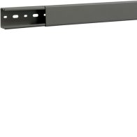 Cablu canal fara perforatii laterale din PVC BA6 30x40mm gri piatra , Hager B3004007030B