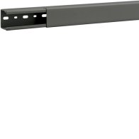 Cablu canal fara perforatii laterale din PVC BA6 40x40mm gri piatra , Hager B4004007030B