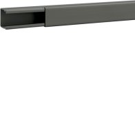 Cablu canal fara interioare sau laterale perforati din PVC BA6 40x40mm gri piatra , Hager B4004007030O