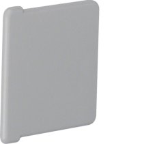 Capac terminal din PVC la Cablu canal BA6 40x40mm gri piatra , Hager B4004047030