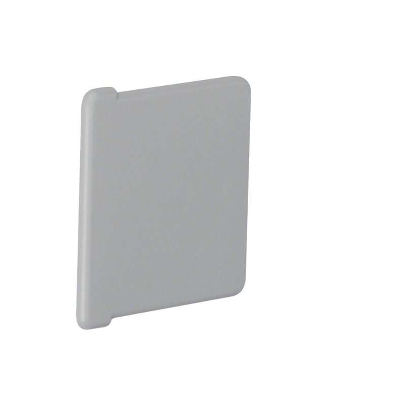 Capac terminal din PVC la Cablu canal BA6 40x40mm gri piatra , Hager B4004047030