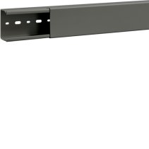 Cablu canal fara perforatii laterale din PVC BA6 40x60mm gri piatra , Hager B4006007030B