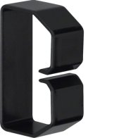 Clema din PVC la Cablu canal BA6 40x60mm negru , Hager B400603