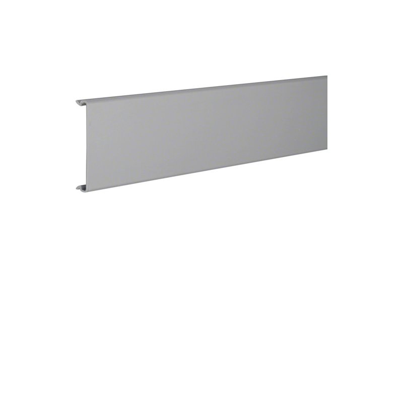 Capac din PVC la Cablu canal BA6 80mm gri piatra , Hager B4008027030