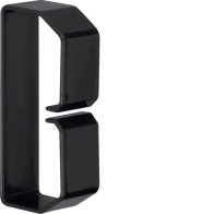 Clema din PVC la Cablu canal BA6 40x80mm negru , Hager B400803