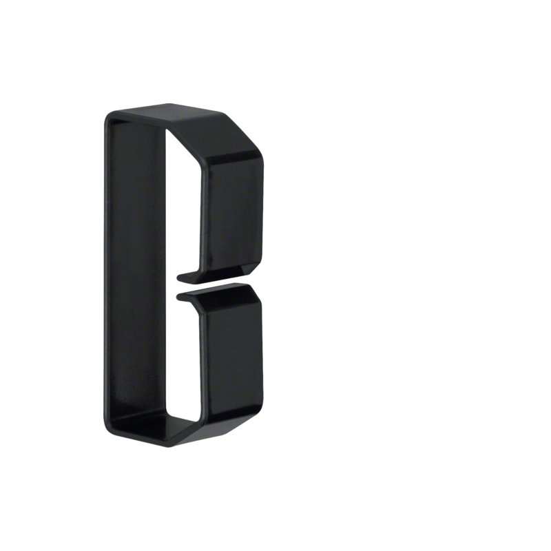 Clema din PVC la Cablu canal BA6 40x80mm negru , Hager B400803