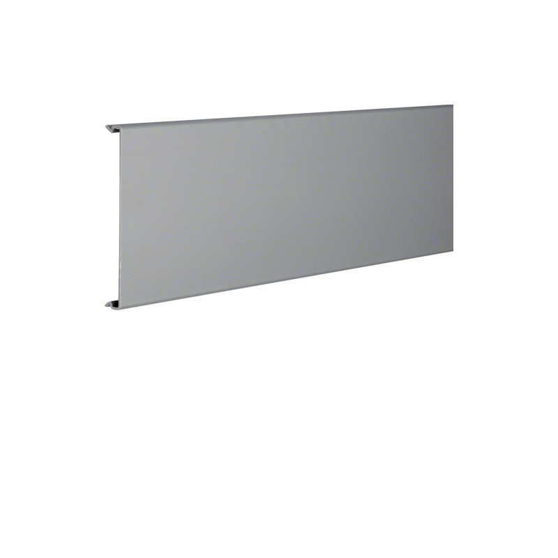 Capac din PVC la Cablu canal BA6 120mm gri piatra , Hager B4012027030