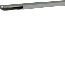 Cablu canal fara perforatii laterale din PVC BA6 60x15mm gri piatra , Hager B6001507030B