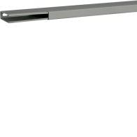 Cablu canal fara perforatii laterale din PVC BA6 60x15mm gri piatra , Hager B6001507030B