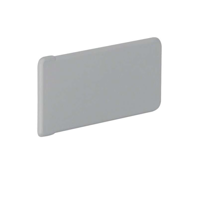 Capac terminal din PVC la Cablu canal BA6 60x25mm gri piatra , Hager B6002547030