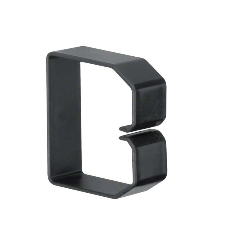 Clema din PVC la Cablu canal BA6 60x60mm negru , Hager B600603