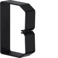 Clema din PVC la Cablu canal BA6 60x80mm negru , Hager B600803