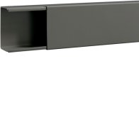 Cablu canal fara interioare sau laterale perforati din PVC BA6 60x100mm gri piatra , Hager B6010007030O