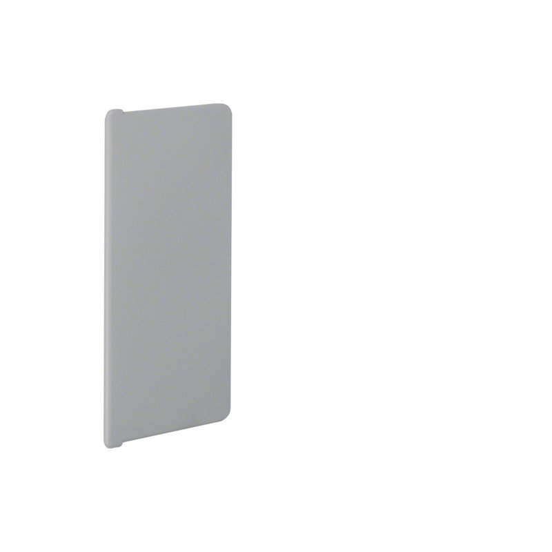 Capac terminal din PVC la Cablu canal BA6 60x120mm gri piatra , Hager B6012047030