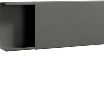 Cablu canal fara interioare sau laterale perforati din PVC BA6 60x150mm gri piatra , Hager B6015007030O