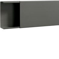 Cablu canal fara interioare sau laterale perforati din PVC BA6 60x150mm gri piatra , Hager B6015007030O