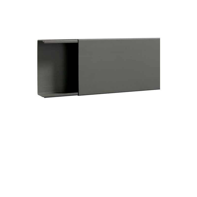 Cablu canal fara interioare sau laterale perforati din PVC BA6 60x150mm gri piatra , Hager B6015007030O