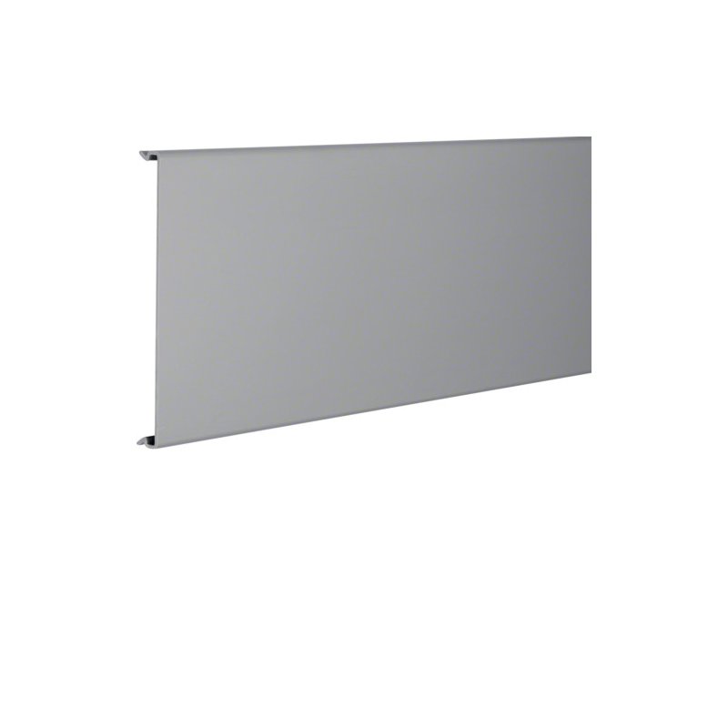 Capac din PVC la Cablu canal BA6 150mm gri piatra , Hager B6015027030