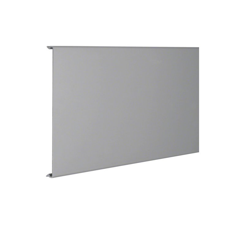 Capac din PVC la Cablu canal BA6 200mm gri piatra , Hager B6020027030