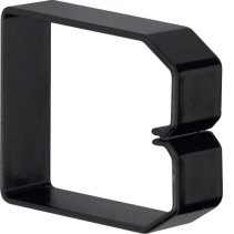 Clema din PVC la Cablu canal BA6 80x60mm negru , Hager B800603