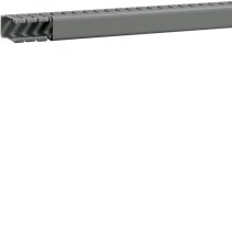 Cablu canal fara perforatii interioare din PVC BA6 30x15mm gri piatra , Hager BA63001507030O