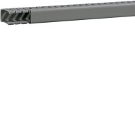 Cablu canal fara perforatii interioare din PVC BA6 30x15mm gri piatra , Hager BA63001507030O