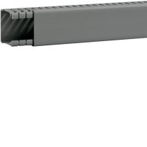 Cablu canal fara perforatii interioare din PVC BA6 40x40mm gri piatra , Hager BA64004007030O