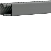 Cablu canal fara perforatii interioare din PVC BA6 40x40mm gri piatra , Hager BA64004007030O