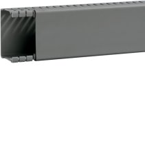 Cablu canal fara perforatii interioare din PVC BA6 40x60mm gri piatra , Hager BA64006007030O