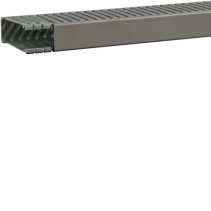 Cablu canal fara perforatii interioare din PVC BA6 80x25mm gri piatra , Hager BA68002507030O