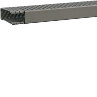 Cablu canal fara perforatii interioare din PVC BA6 80x25mm gri piatra , Hager BA68002507030O