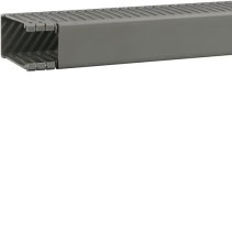 Cablu canal fara perforatii interioare din PVC BA6 80x40mm gri piatra , Hager BA68004007030O