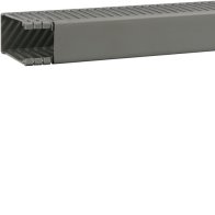 Cablu canal fara perforatii interioare din PVC BA6 80x40mm gri piatra , Hager BA68004007030O