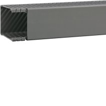 Cablu canal fara perforatii interioare din PVC BA6 80x60mm gri piatra , Hager BA68006007030O