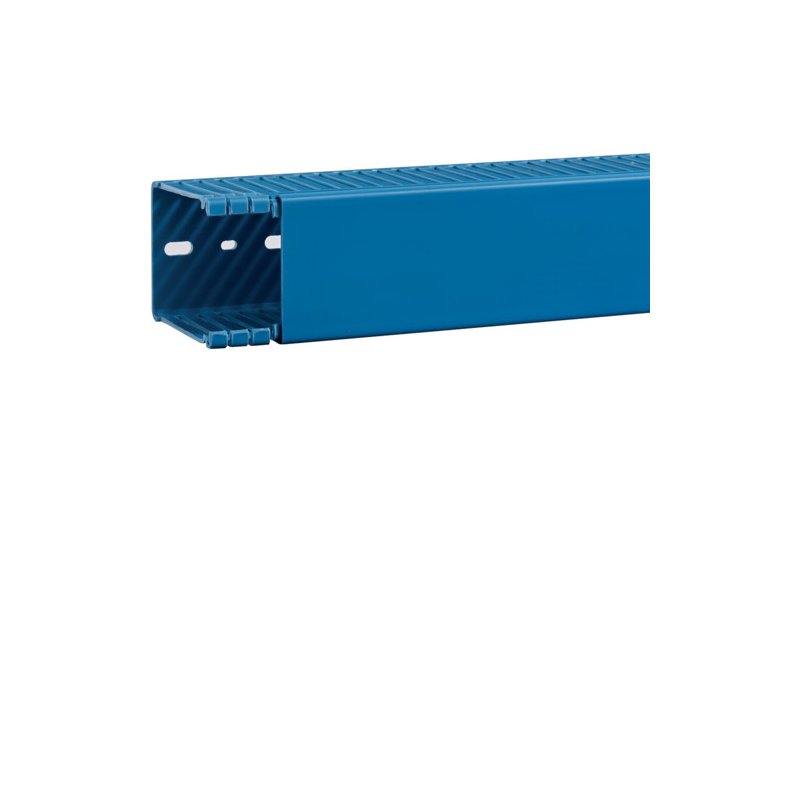 Cablu canal din PVC BA6 80x60mm albastru , Hager BA6800600BLAUB