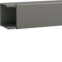 Cablu canal fara perforatii interioare din PVC BA6 80x80mm gri piatra , Hager BA68008007030O