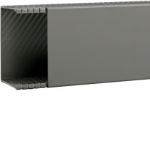 Cablu canal fara perforatii interioare din PVC BA6 80x120mm gri piatra , Hager BA68012007030O