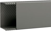 Cablu canal fara perforatii interioare din PVC BA6 80x120mm gri piatra , Hager BA68012007030O