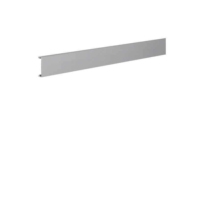 Capac din PVC la Cablu canal BA7 40mm gri piatra , Hager BA70402K