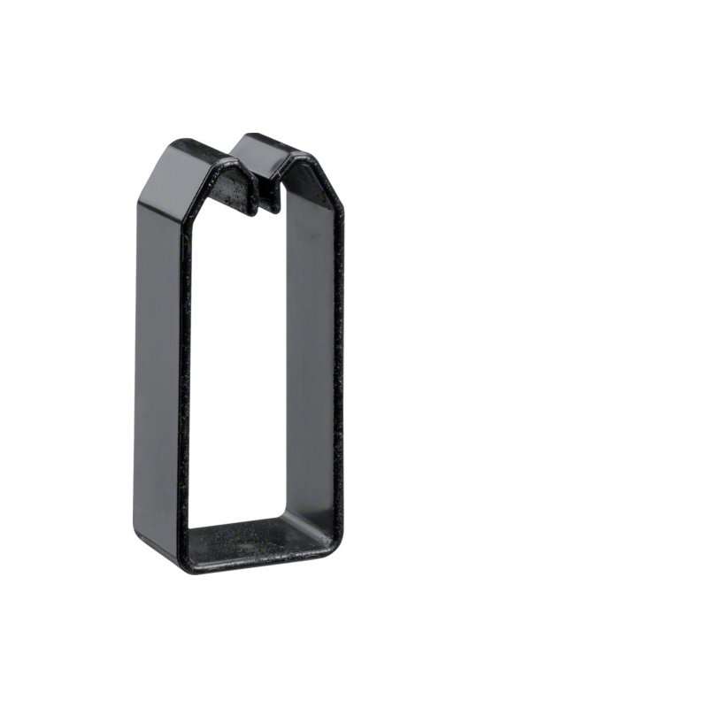 Clema din PVC la Cablu canal din PVC DNG 75x37mm negru , Hager DN750373