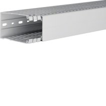 Cablu canal din PC/ABS fara halogen HA7 100x60mm gri deschis , Hager HA7100060