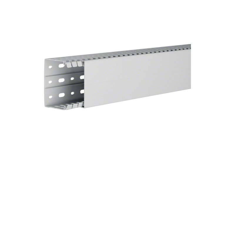 Cablu canal fara halogen HA7 60x80mm gri deschis , Hager HA760080