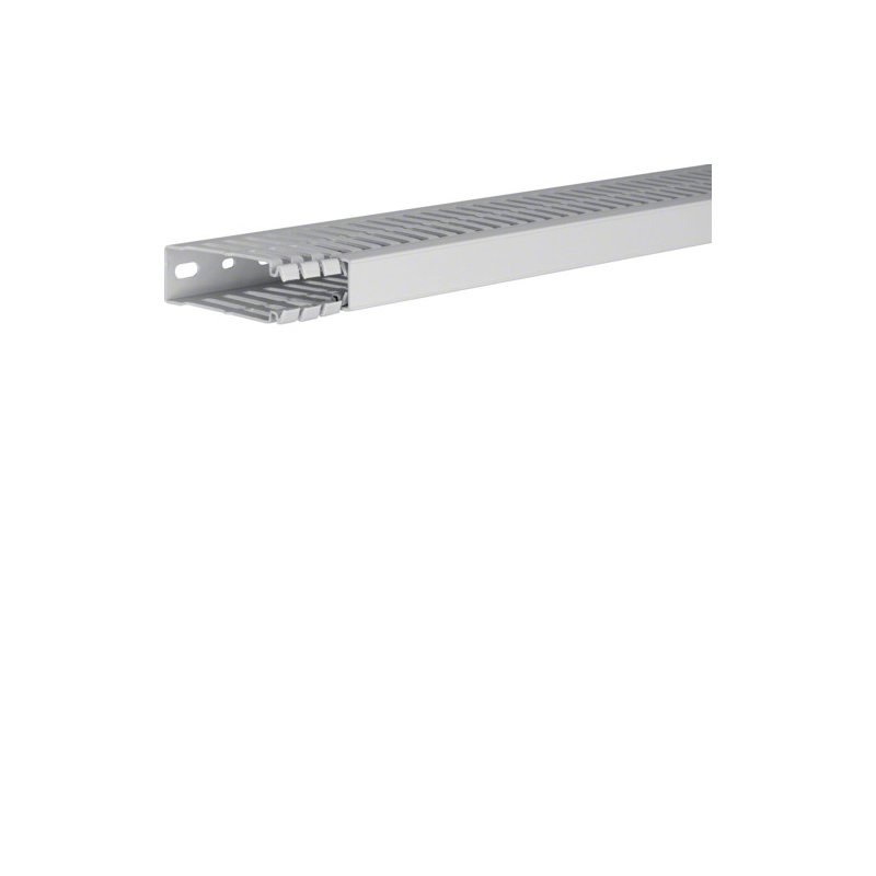 Cablu canal din PC/ABS fara halogen la HA7 80x25mm gri deschis , Hager HA780025
