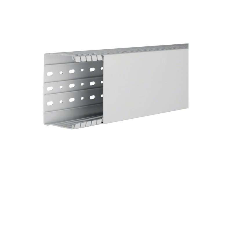 Cablu canal fara halogen HA7 80x120mm gri deschis , Hager HA780120