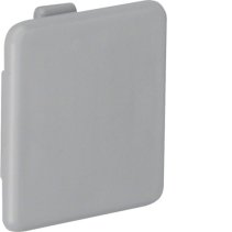 Capac terminal din PVC la Cablu canal LKG 37x37mm gri piatra , Hager LK3703747030