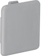 Capac terminal din PVC la Cablu canal LKG 37x37mm gri piatra , Hager LK3703747030