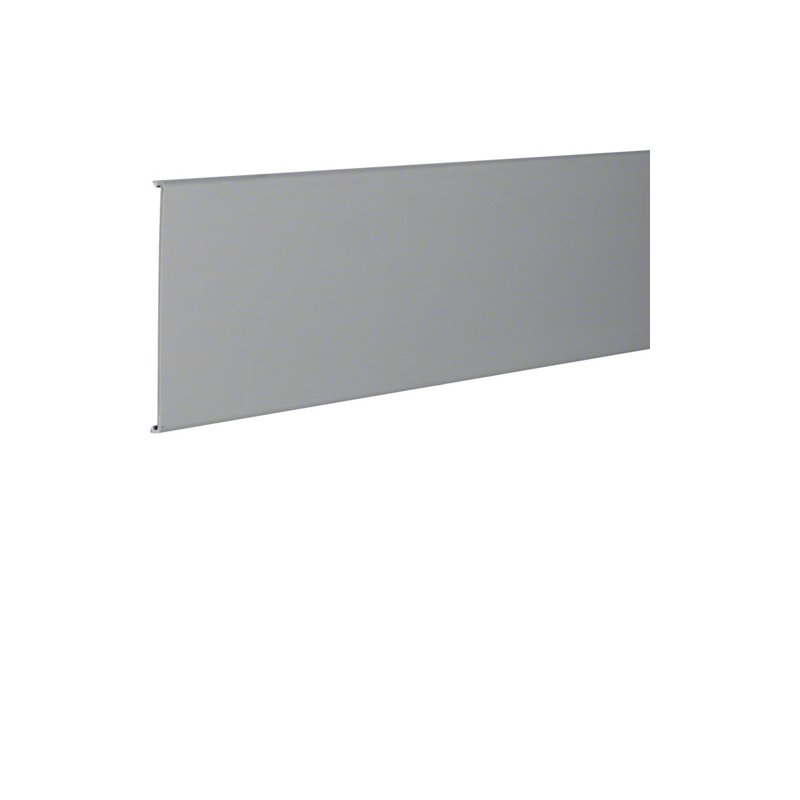 Capac din PVC la Cablu canal LKG 100mm gri piatra , Hager LK3710027030