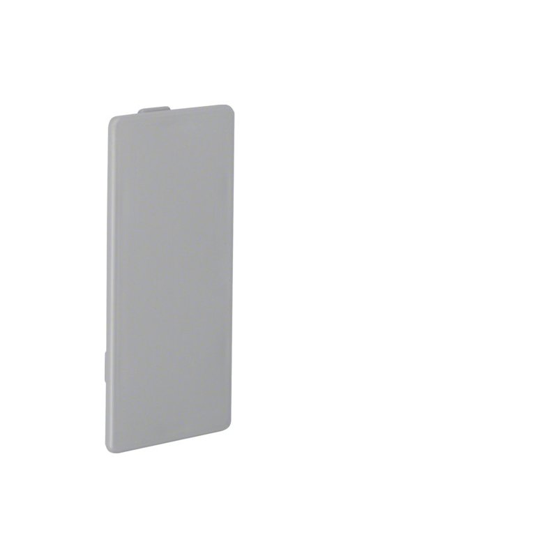 Capac terminal din PVC la Cablu canal LKG 50x100mm gri piatra , Hager LK5010047030