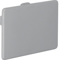 Capac terminal din PVC la Cablu canal LKG 75x50mm gri piatra , Hager LK7505047030