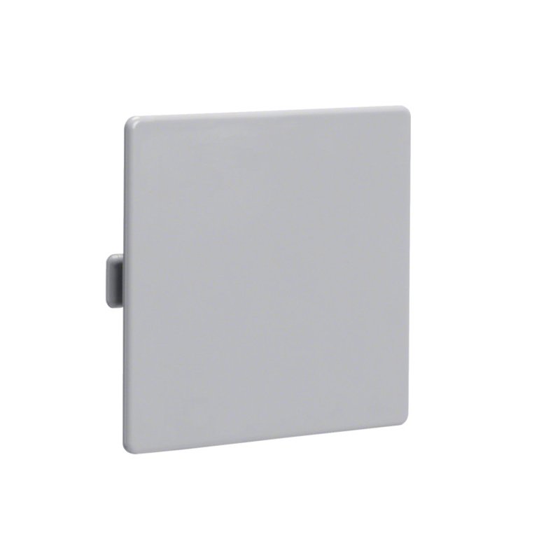 Capac terminal din PVC la Cablu canal LKG 75x75mm gri piatra , Hager LK7507547030